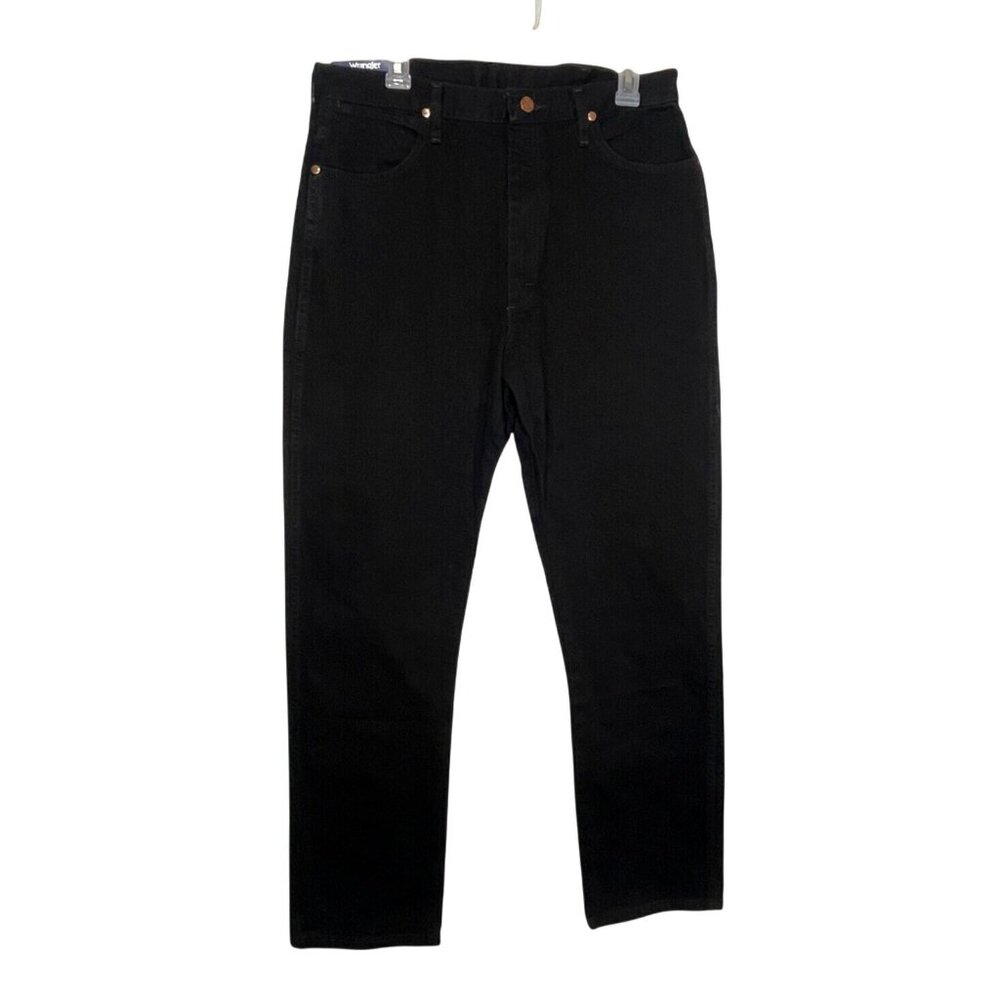Wrangler Cowboy Cut Jeans Natural Rise Slim Fit Tapered Legs Size 11 x 34 Tall